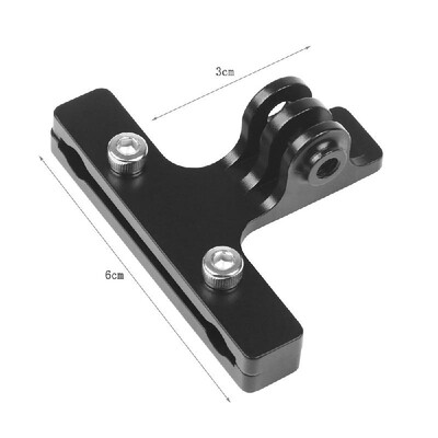 

CNC Aluminum Alloy Bicycle Saddle Rail Mount for GoPro Hero 7654 HERO2018 for SJCAM YI AKASO Campark Crosstour&Other Acti
