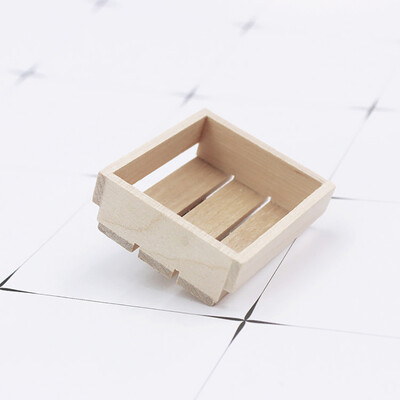 

Siaonvr Simulation Decoration Dollhouse Miniature Scene Wooden Box Pretend Play Toy