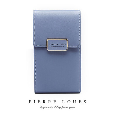 

New diagonal mobile phone bag Korean version of simple personality multi-functional womens purse