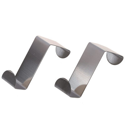 

UpperX Household drawer stainless steel over the door hook 2 pieces