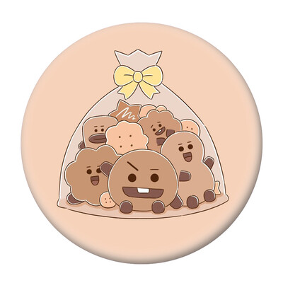 

BTS Badge Round BTS Badge Clip Cartoon Pin Badge Decorative for Clothing Bags Caps