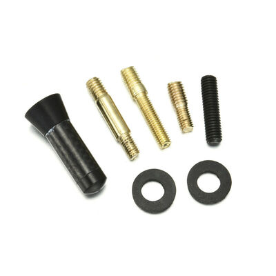 

35cm Car Auto Short Stubby Mast Antenna Carbon Fiber Screw For ToyotaHonda Set