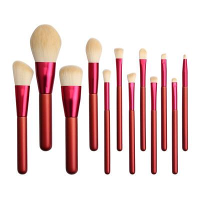 

Wooden Makeup Brushes Set for Foundation Powder Blush Eyeshadow Concealer Lip Eye Make Up Brush Cosmetics Tools