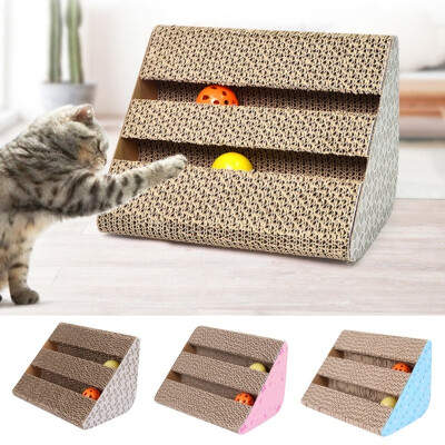 

Cat Corrugated Scratcher Kitten Scratch Mat Toy Scratching Board Cat Scratcher Naturales Incline Scratcher Pad