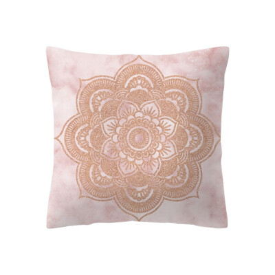 

4545cm Square Pillowcase Home Decoration Rose Gold Pink Cushion Cover Nordic Decoration Home Sofa Throw Pillows Cover