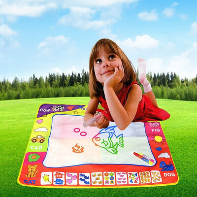 

6080cm Kid Large Aqua Doodle Water Painting Drawing Mat Writing Board Magic Pen