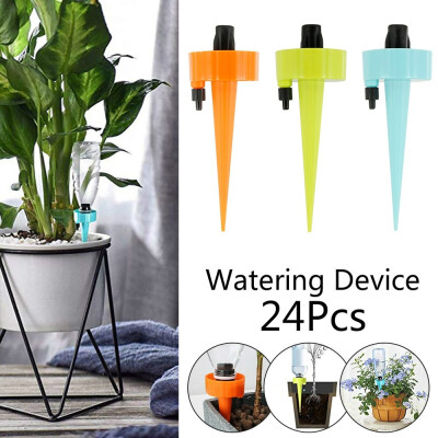 

The New 1224Pcs Automatic Plant Waterers Drip Irrigation Self-Watering Kits System Indoor Houseplant Garden Plant Watering Device