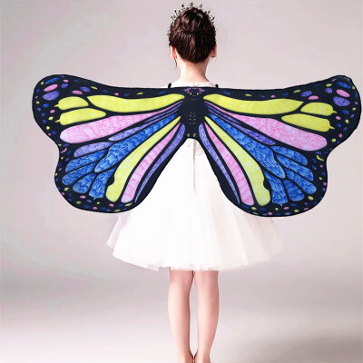 

Fairy Tale Princess Cosplay Costume Butterfly Wings Shawl Cape Stole Kids Boys Girls Scarf Wrap Accessories Girls Costumes Wings