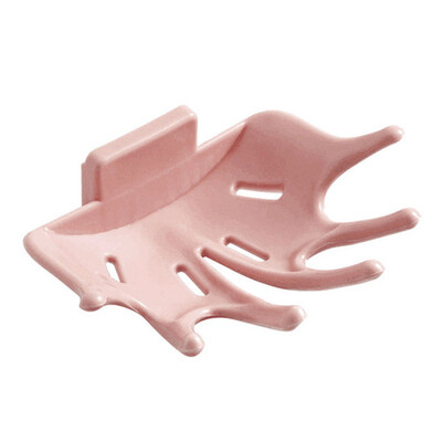 

New Cute Claw Shape Soap Dish Punch-free Suction Cup Type Soap Drain Rack Wall Hanging Type Soap Dish For Bathroom