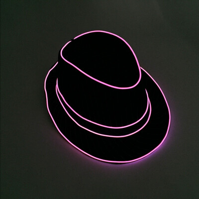 

Fashion Men Women Light Up EL Wire Cap Glow Club Party Hat for Night Camping LED Light Up for Travel Party Concert Stage Show X