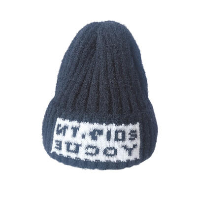 

Baby Girl Boy Winter Warm Letter Printed Elastic Hats Cap Cute Cap