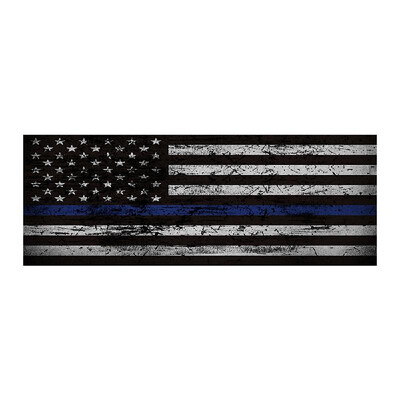 

Car Sticker Blue Thin Line American Flag Rear Window Graphic Decal for Car Truck SUV 16874cm
