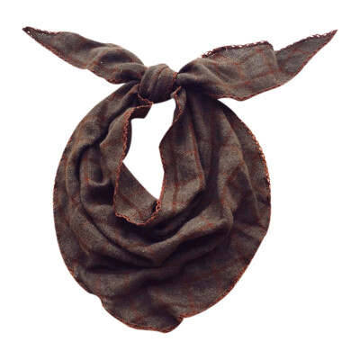 

Kids Girls Scarf Autumn Winter Fashionable Small Scarf Concise Plaid Pattern Soft Comfortable Neckerchief