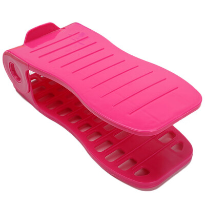 

Plastic Home Double Layer Shoes Storage Rack Shoe Shelf Holder Organizer
