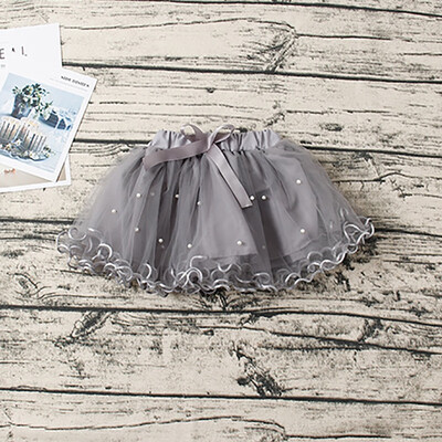 

Summer Girls Mini Tutu Skirt Fluffy 1Y-6Y Fashion Girl Bow-Knot Princess Mesh Layerkids Skirt For Girls 4Colors Kids Girl Skirts