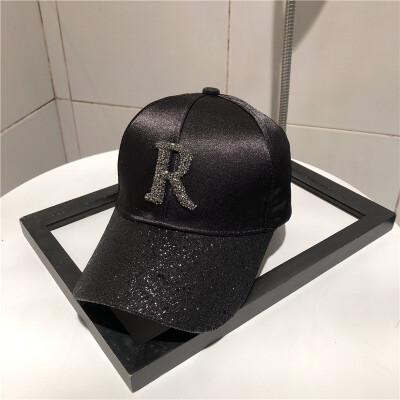 

Hat female spring Korean version versatile baseball cap harbor wind letter curved eaves cap leisure Street shade hat trend