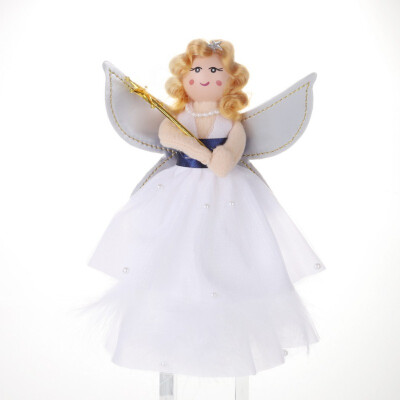 

Christmas Tree Topper Angel for Christmas Party Home Decor DIY Xmas Craft Kid Gift Mini Star Christmas Tree Pure Angel Topper