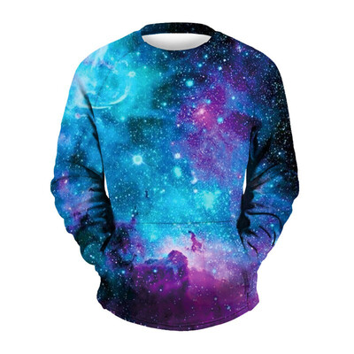 

Aowofs New Mens 3D Printed Pullover Womens Sweater No Suede Inside CBA015