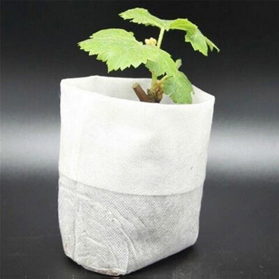 

Non-woven Fabric Seedling Bag Nutrient Bag for Breeding Without Seeds&Mud 100 Pcs