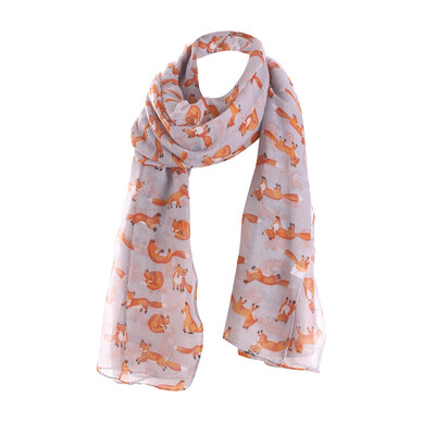 

Gobestart Women Ladies Printed Pattern Lace Long Scarf Warm Wrap Shawl