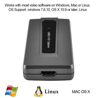 

ezcap287 USB 30 HD Game Capture Live Streaming Record 1080p 60fps Plug&Play for XBOX One PS4 WII U