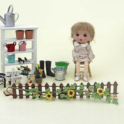 

Tailored 112 16 Dollhouse Miniature Scene Model Mini Flower Vine Pretend Play Toy