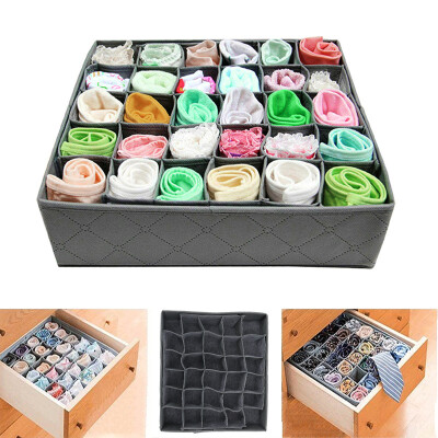 

Storage Boxes Underwear Divider Drawer Lidded Closet Wardrobe Organizer Organizador for Ties Socks Shorts Bra Dividers Box