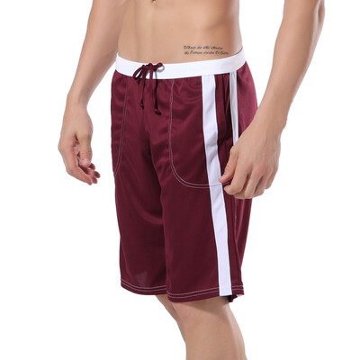 

Tailored Fashion Mens Striped Bandage Loose Casual Pocket Splice Summer Sports Pants
