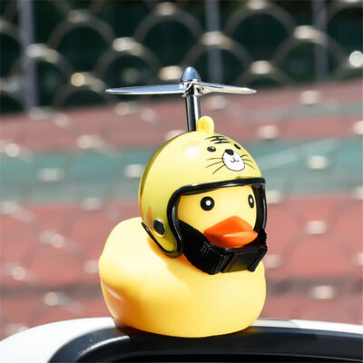 

New Arrival Cartoon Yellow Silica Gel Little Duck Shape Car Decoration 12 Zodiac Duck Head Car Accessories