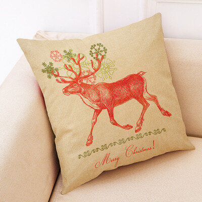 

Tailored Christmas Home Decor Cushion Cover Graffi Style Throw Pillowcase Pillow Covers
