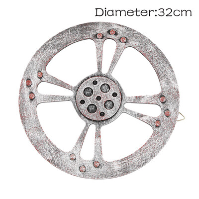 

Toponeto European Modern Vintage Steampunk Gear Industrial Style Wall Home Decoration Sil