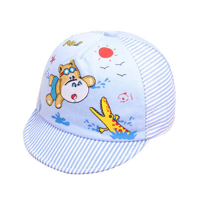 

Newborn Cotton Baby Sunhat Unisex Cartoon Crocodile Soft Cute Baby Cap Toddler Infant Boys Girls Newborn Hat For 3-24M