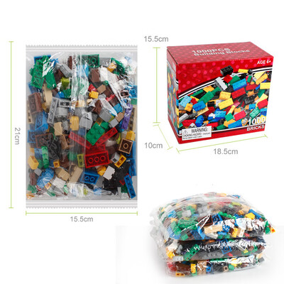 

YIWULA1000 Pcs Building Bricks Set City DIY Creative Brick Toys For Child Educational