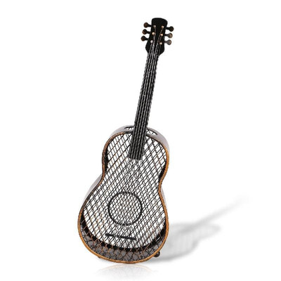 

TOOARTS Guitar wine cork container Handcrafts Home decoration Decorations Practical crafts
