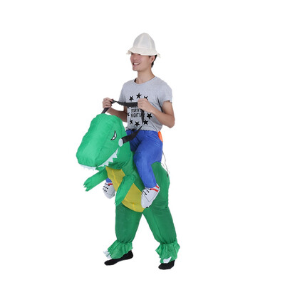 

Cute Adult Inflatable Dinosaur Costume Suit Air Fan Operated Walking Fancy Dress Halloween Party Outfit T-Rex Inflatable Animal Co