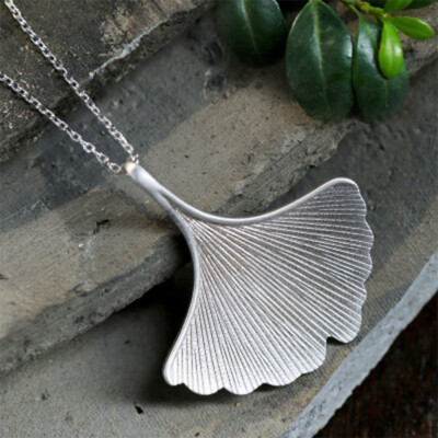 

Ginkgo Leaf Pendant All-match Simple Sweater Chain Long Autumn&Winter Decorative Necklace Pendant Accessories