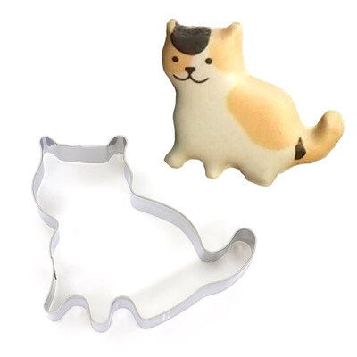 

3Pcs Cute Cat Shape Biscuit Cutter Molds Stainless Steel Dog Bone Candy Pastry Moulds Diy Baking Decor Tool