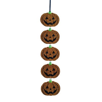 

Halloween Pumpkin Paper Garland Halloween Scary Hanging Prop Halloween Decoration Props