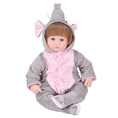 

YIWULALifelike Reborn Baby Doll 55cm Newborn Doll Kids Boy Playmate Birthday Xmas Gift