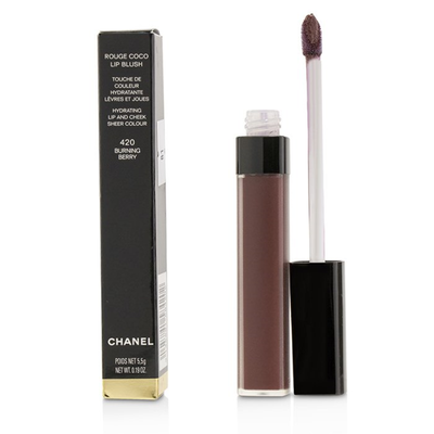 

CHANEL - Rouge Coco Lip Blush Hydrating Lip And Cheek Colour - 420 Burning Berry 55g019oz