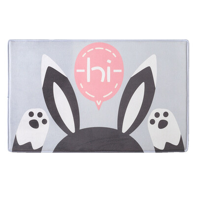 

Bathroom Absorbent Mat Cut Cartoon Cat Animal Pattern Door Mats Home Shower Anti-Slip Rugs Lovely Decoration Rugs Mat