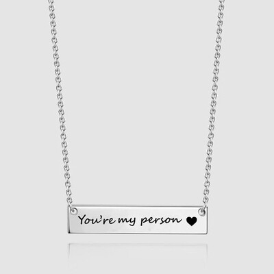 

you are my person Necklace couple Necklaces Best Friend Necklace Friendship Jewelry Gift For Lover Bestfriend