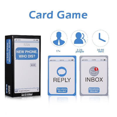 

New Phone Who Dis Game Card Games for Adult Party Game