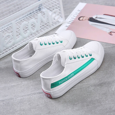 

Women Sneakers Vulcanize Shoes Internet celebrity Canvas Shoes Rubber Sole Female Single Shoe