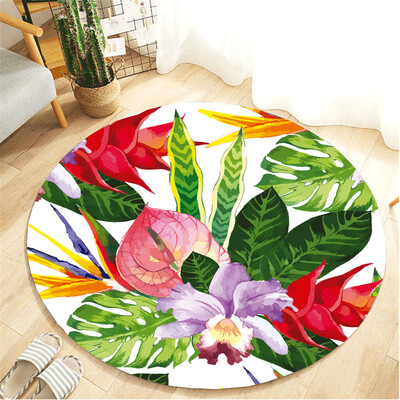 

Gobestart Botany Elements Blanket Round Bathroom carpet 60cm