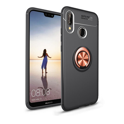 

Goowiiz Phone Case For Huawei Honor 9 Lite10V1010 LitePlay8 Plus EnjoyY9 2018 Luxury Metal Ring Magnetic Bracket Shockproof