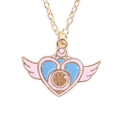

Sailor Moon Necklace Japanese Animation Sailor Moon Luna Artemis Proplica Pendant Necklace for Kids Teens Adults&Anime-Fans