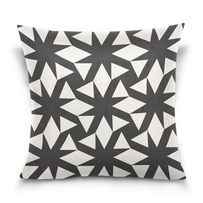 

ALAZA Throw Pillow Cover 16 X 16 inch Cushion Cover with Star Pattern Printed Pillowcase
