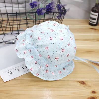 

New Newborn Baby Girls Kids Summer Princess Infant Floral Print Sun Cap Cotton Bucket Hat