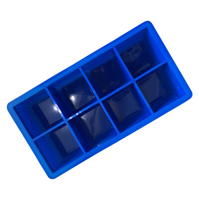 

8 grid Square Food Grade Silicone Ice Grids Mold Creative Silicone Square Ice Cube Mold Bar Supplies